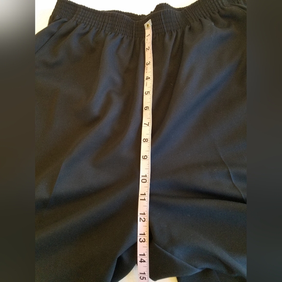 Dress Barn Woman Black  Elastic Waist Pants  Size 14WP Made in USA - Picture 10 of 14